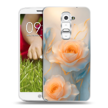 Пластиковый чехол на LG Optimus G2 mini с принтом Женский