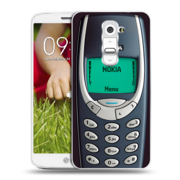 Пластиковый чехол на LG Optimus G2 mini с принтом Старый телефон Пластиковый чехол на LG Optimus G2 mini с принтом Старый телефон