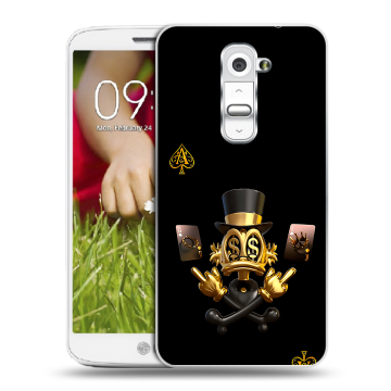 Пластиковый чехол на LG Optimus G2 mini с принтом Золотой скрудж макдак Пластиковый чехол на LG Optimus G2 mini с принтом Золотой скрудж макдак