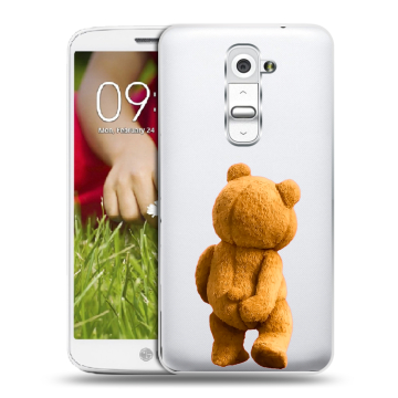 Пластиковый чехол на LG Optimus G2 mini с принтом Медведь