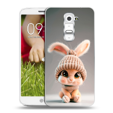 Пластиковый чехол на LG Optimus G2 mini с принтом Кролик Пластиковый чехол на LG Optimus G2 mini с принтом Кролик