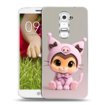 Пластиковый чехол на LG Optimus G2 mini с принтом Куроми Kuromi 
