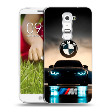 Пластиковый чехол на LG Optimus G2 mini с принтом БМВ BMW Пластиковый чехол на LG Optimus G2 mini с принтом БМВ BMW