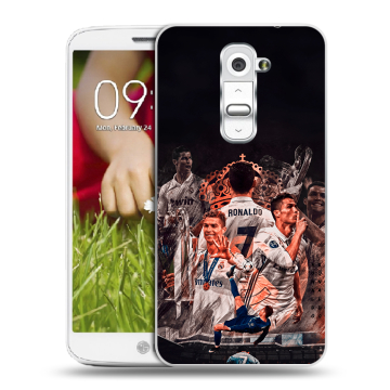 Пластиковый чехол на LG Optimus G2 mini с принтом Реал Роналдо Real Ronaldo Пластиковый чехол на LG Optimus G2 mini с принтом Реал Роналдо Real Ronaldo