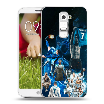 Пластиковый чехол на LG Optimus G2 mini с принтом Реал Роналдо Пластиковый чехол на LG Optimus G2 mini с принтом Реал Роналдо