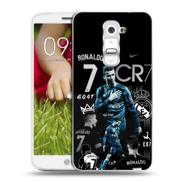 Пластиковый чехол на LG Optimus G2 mini с принтом Реал Роналдо Пластиковый чехол на LG Optimus G2 mini с принтом Реал Роналдо