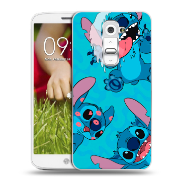 Пластиковый чехол на LG Optimus G2 mini с принтом Лило и Стич Пластиковый чехол на LG Optimus G2 mini с принтом Лило и Стич
