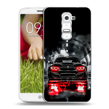 Пластиковый чехол на LG Optimus G2 mini с принтом BMW БМВ Пластиковый чехол на LG Optimus G2 mini с принтом BMW БМВ