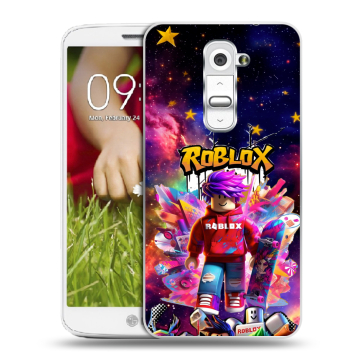 Пластиковый чехол на LG Optimus G2 mini с принтом Roblox Роблокс Пластиковый чехол на LG Optimus G2 mini с принтом Roblox Роблокс