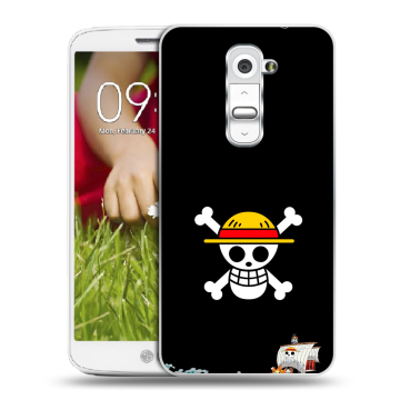Пластиковый чехол на LG Optimus G2 mini с принтом One Piece Ван Пис