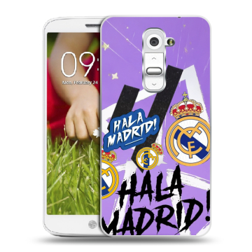 Пластиковый чехол на LG Optimus G2 mini с принтом Real Madrid Реал Мадрид