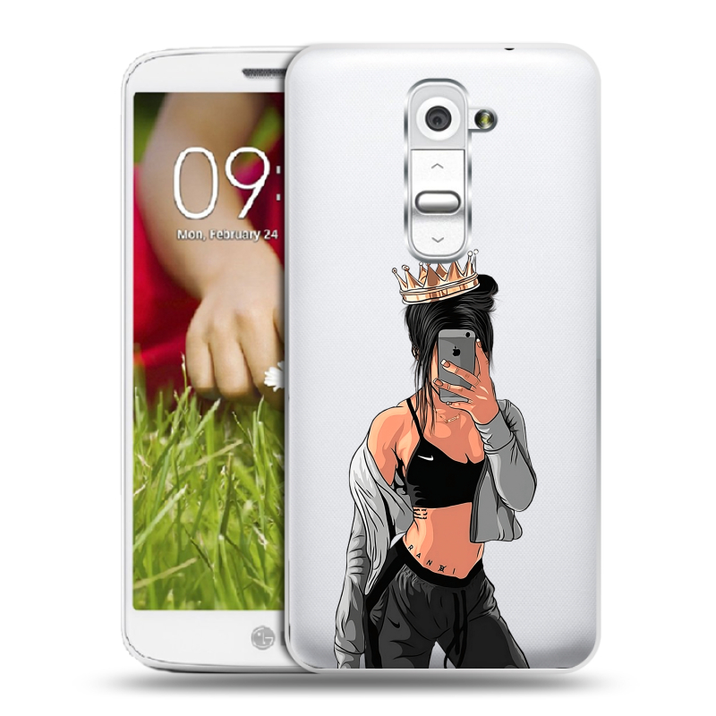 Пластиковый чехол на LG Optimus G2 mini с принтом Женские принты Пластиковый чехол на LG Optimus G2 mini с принтом Женские принты