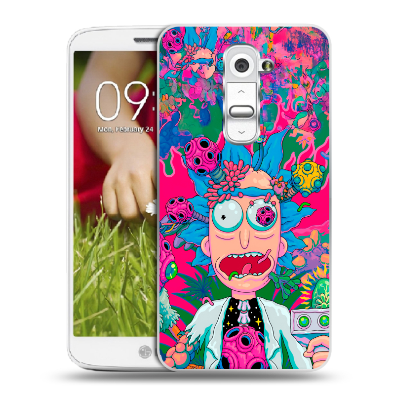 Пластиковый чехол на LG Optimus G2 mini с принтом Рик и Морти Rick Morty Пластиковый чехол на LG Optimus G2 mini с принтом Рик и Морти Rick Morty