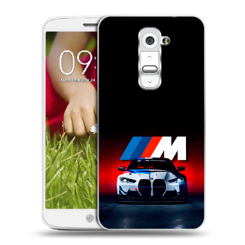 Пластиковый чехол на LG Optimus G2 mini с принтом БМВ BMW Пластиковый чехол на LG Optimus G2 mini с принтом БМВ BMW