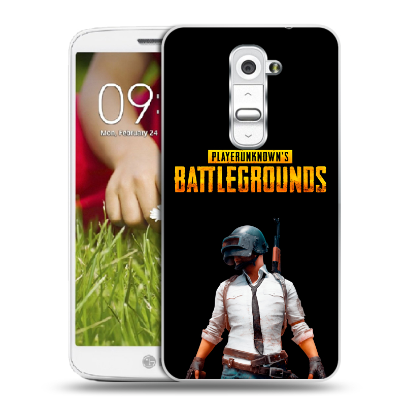 Пластиковый чехол на LG Optimus G2 mini с принтом PUGB ПАГБ Пластиковый чехол на LG Optimus G2 mini с принтом PUGB ПАГБ