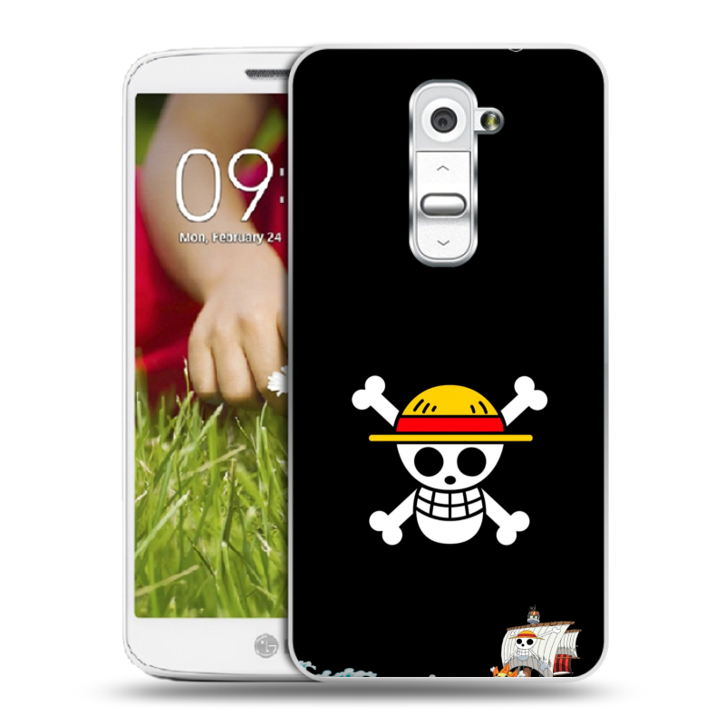 Пластиковый чехол на LG Optimus G2 mini с принтом One Piece Ван Пис Пластиковый чехол на LG Optimus G2 mini с принтом One Piece Ван Пис