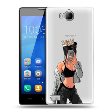 Пластиковый чехол на Huawei Honor 3c с принтом Женские принты Пластиковый чехол на Huawei Honor 3c с принтом Женские принты
