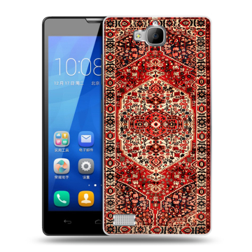 Пластиковый чехол на Huawei Honor 3c с принтом Ковер