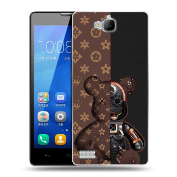 Пластиковый чехол на Huawei Honor 3c с принтом Луи робот Пластиковый чехол на Huawei Honor 3c с принтом Луи робот