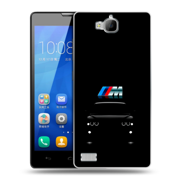 Пластиковый чехол на Huawei Honor 3c с принтом БМВ BMW Пластиковый чехол на Huawei Honor 3c с принтом БМВ BMW