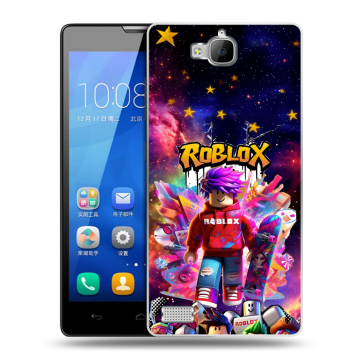 Пластиковый чехол на Huawei Honor 3c с принтом Roblox Роблокс Пластиковый чехол на Huawei Honor 3c с принтом Roblox Роблокс
