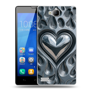 Пластиковый чехол на Huawei Honor 3c с принтом Y2K Пластиковый чехол на Huawei Honor 3c с принтом Y2K