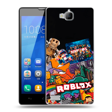 Пластиковый чехол на Huawei Honor 3c с принтом Roblox Роблокс Пластиковый чехол на Huawei Honor 3c с принтом Roblox Роблокс
