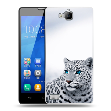 Пластиковый чехол на Huawei Honor 3c с принтом женский