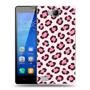 Пластиковый чехол на Huawei Honor 3c с принтом для девочек