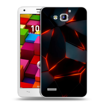 Пластиковый чехол на Huawei Honor 3x с принтом Яркие абстракции Пластиковый чехол на Huawei Honor 3x с принтом Яркие абстракции