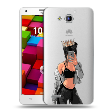 Пластиковый чехол на Huawei Honor 3x с принтом Женские принты Пластиковый чехол на Huawei Honor 3x с принтом Женские принты