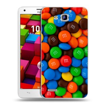 Пластиковый чехол на Huawei Honor 3x с принтом Конфеты Пластиковый чехол на Huawei Honor 3x с принтом Конфеты
