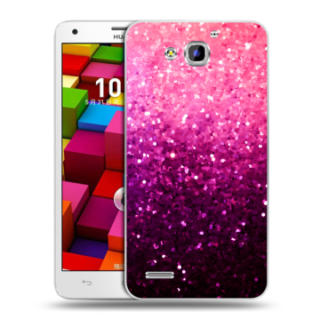 Пластиковый чехол на Huawei Honor 3x с принтом Блестки Пластиковый чехол на Huawei Honor 3x с принтом Блестки