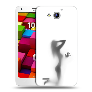 Пластиковый чехол на Huawei Honor 3x с принтом Силуэт Пластиковый чехол на Huawei Honor 3x с принтом Силуэт