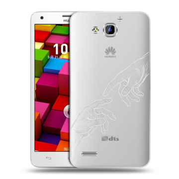 Пластиковый чехол на Huawei Honor 3x с принтом Сотворение мира Пластиковый чехол на Huawei Honor 3x с принтом Сотворение мира