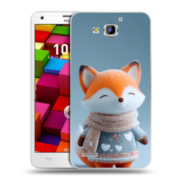 Пластиковый чехол на Huawei Honor 3x с принтом Лиса Пластиковый чехол на Huawei Honor 3x с принтом Лиса