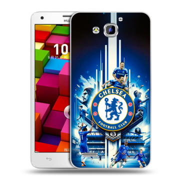Пластиковый чехол на Huawei Honor 3x с принтом Chelsea Челси