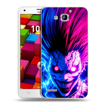 Пластиковый чехол на Huawei Honor 3x с принтом Death note Тетрадь смерти