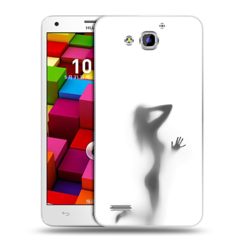 Пластиковый чехол на Huawei Honor 3x с принтом Силуэт Пластиковый чехол на Huawei Honor 3x с принтом Силуэт
