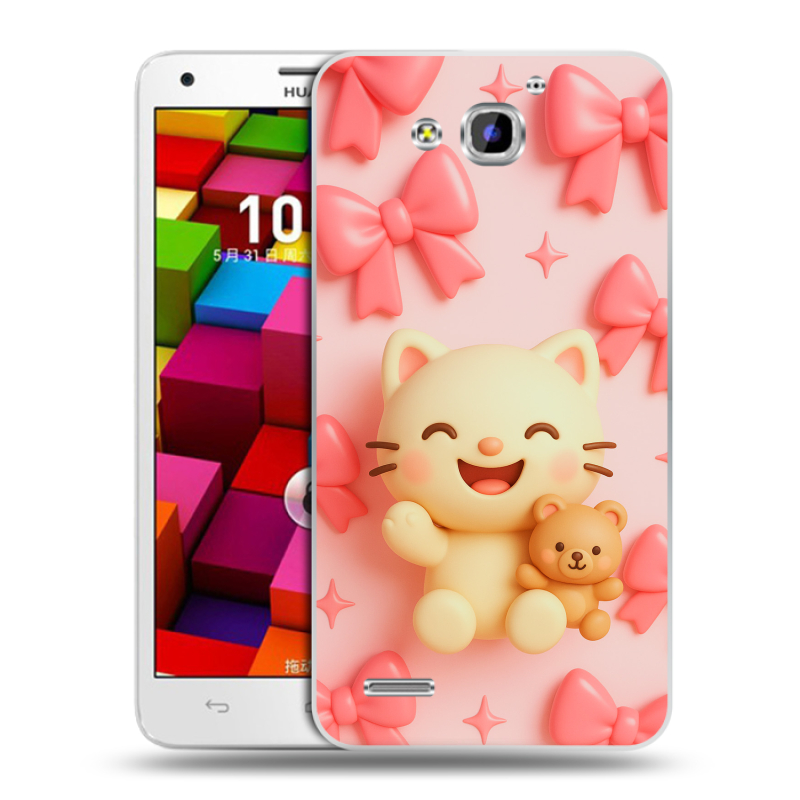 Пластиковый чехол на Huawei Honor 3x с принтом для девочек Пластиковый чехол на Huawei Honor 3x с принтом для девочек
