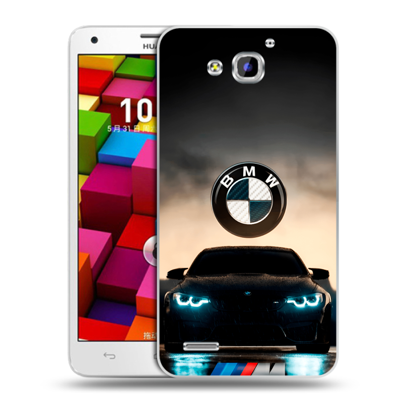 Пластиковый чехол на Huawei Honor 3x с принтом БМВ BMW Пластиковый чехол на Huawei Honor 3x с принтом БМВ BMW