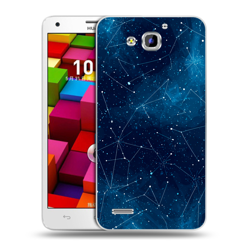 Пластиковый чехол на Huawei Honor 3x с принтом Космос звезды Пластиковый чехол на Huawei Honor 3x с принтом Космос звезды