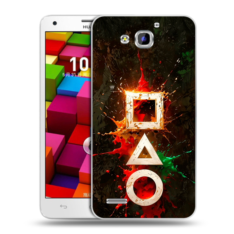 Пластиковый чехол на Huawei Honor 3x с принтом Squid Game Игра кальмара Пластиковый чехол на Huawei Honor 3x с принтом Squid Game Игра кальмара