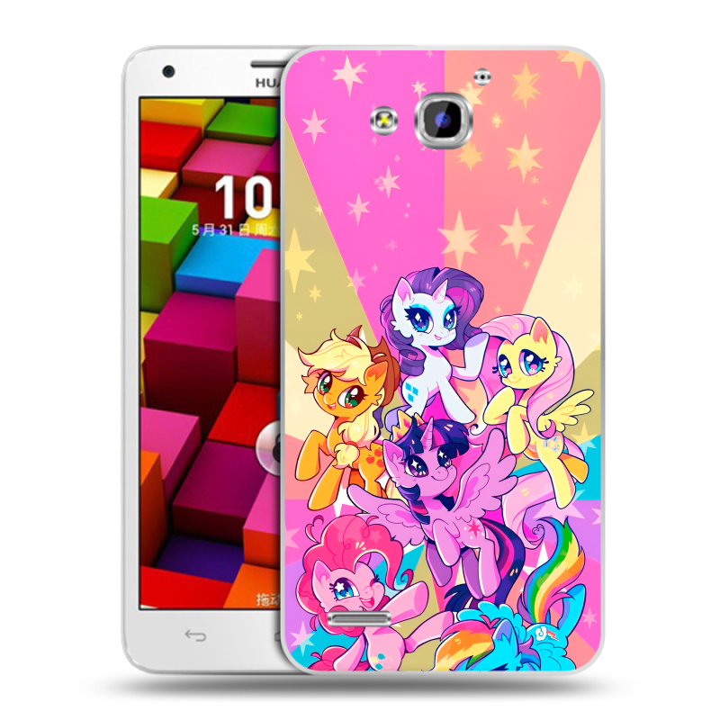 Пластиковый чехол на Huawei Honor 3x с принтом My little pony Дружба чудо Пластиковый чехол на Huawei Honor 3x с принтом My little pony Дружба чудо