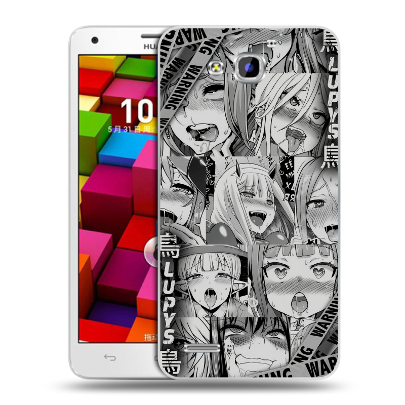 Пластиковый чехол на Huawei Honor 3x с принтом Ahegao Ахегао Аниме Пластиковый чехол на Huawei Honor 3x с принтом Ahegao Ахегао Аниме