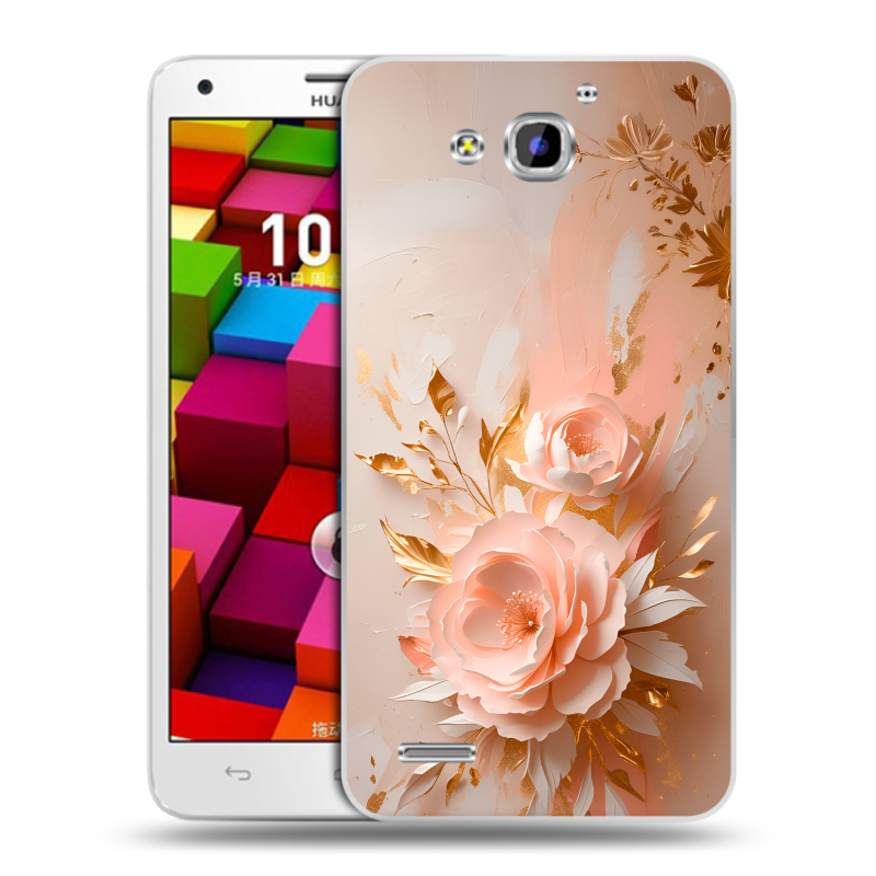 Пластиковый чехол на Huawei Honor 3x с принтом женский Пластиковый чехол на Huawei Honor 3x с принтом женский