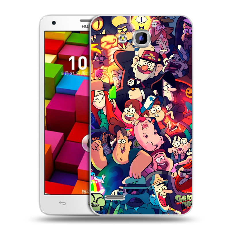 Пластиковый чехол на Huawei Honor 3x с принтом Gravity Falls Гравити Фолз Пластиковый чехол на Huawei Honor 3x с принтом Gravity Falls Гравити Фолз