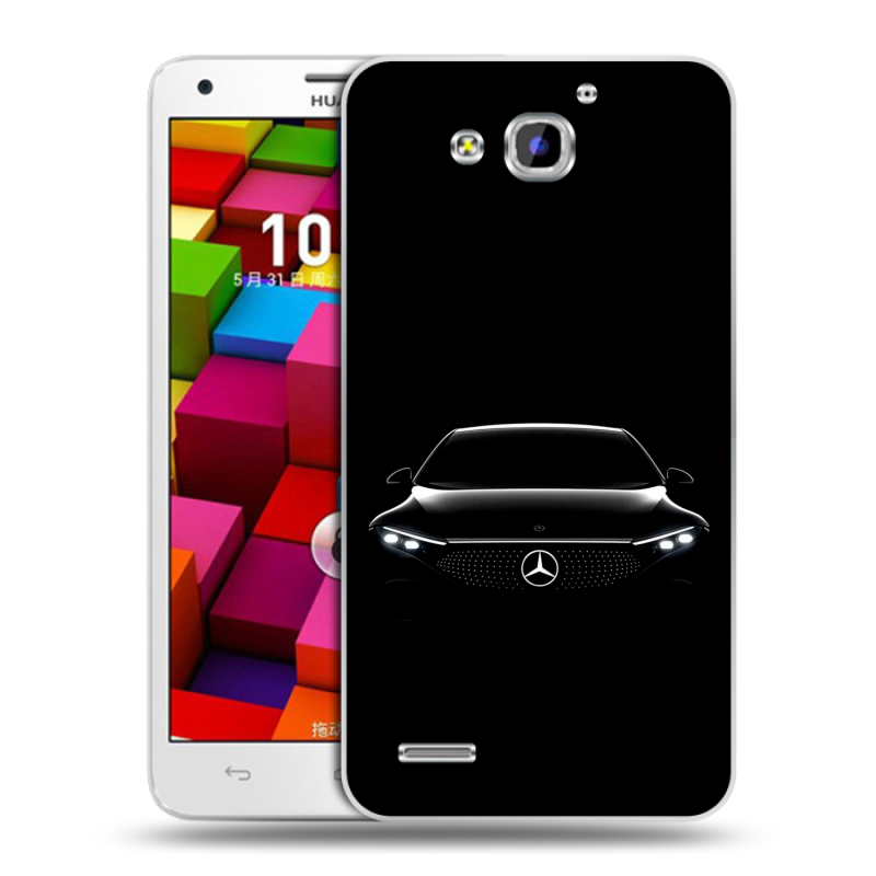 Пластиковый чехол на Huawei Honor 3x с принтом Mercedes Мерседес Пластиковый чехол на Huawei Honor 3x с принтом Mercedes Мерседес