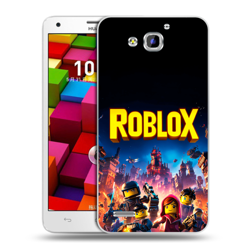 Пластиковый чехол на Huawei Honor 3x с принтом Roblox Роблокс Пластиковый чехол на Huawei Honor 3x с принтом Roblox Роблокс