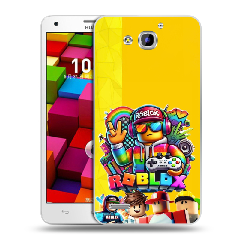 Пластиковый чехол на Huawei Honor 3x с принтом Roblox Роблокс Пластиковый чехол на Huawei Honor 3x с принтом Roblox Роблокс